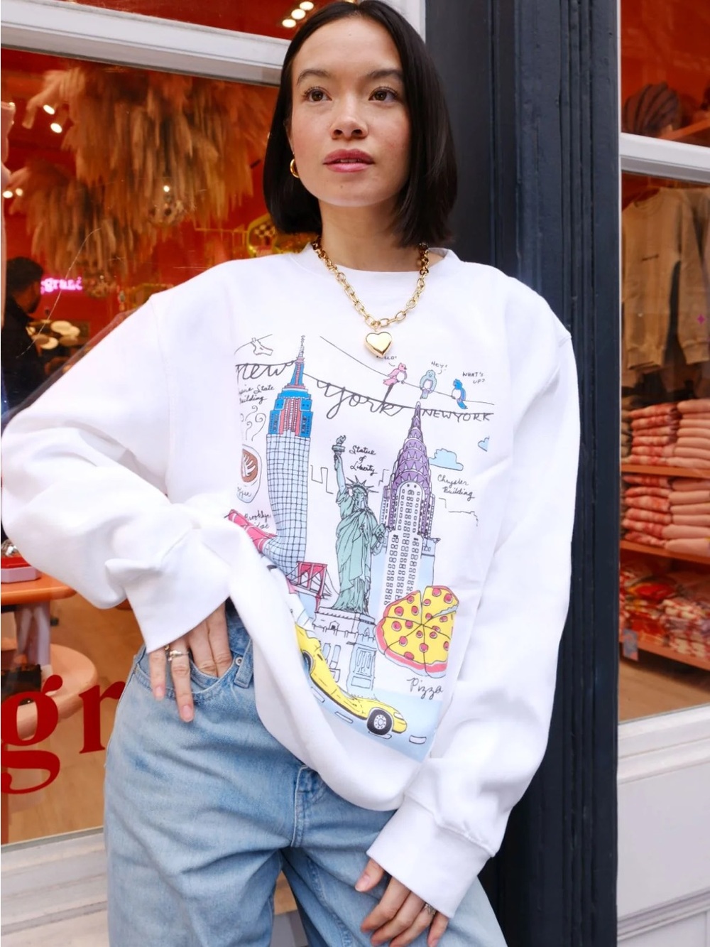 Mure and Grand NY Illustration Sweatshirt M